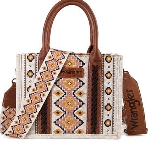 Montana West Wrangler Purse Western Aztec Tote Bag for Women w/ Guitar Strap-New